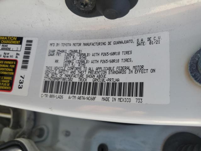 2021 TOYOTA TACOMA DOUBLE CAB 3TYHZ5BN8MT001502