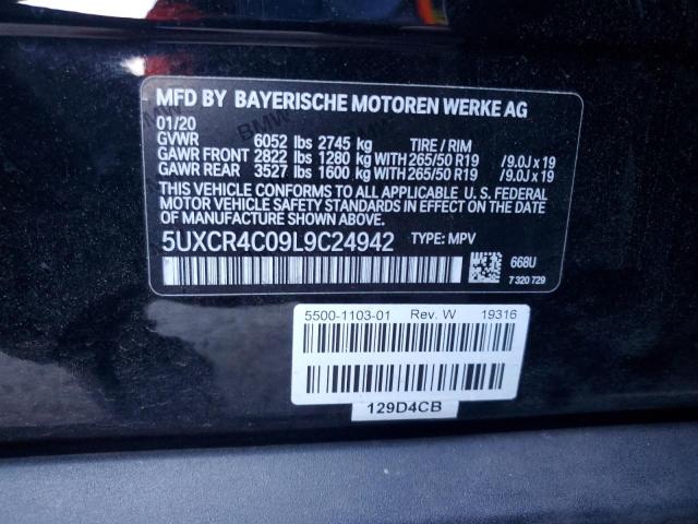 2020 BMW X5 SDRIVE 5UXCR4C09L9C24942