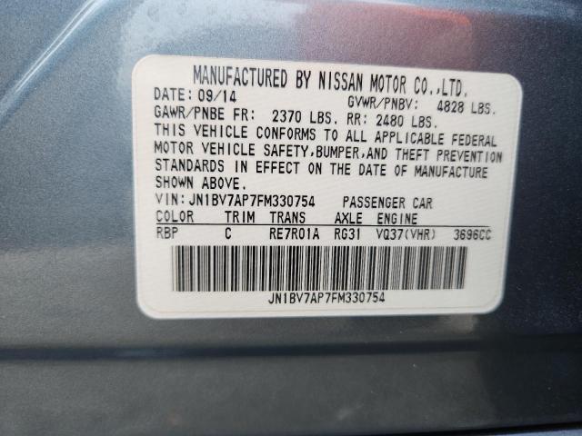 2015 INFINITI Q50 BASE JN1BV7AP7FM330754