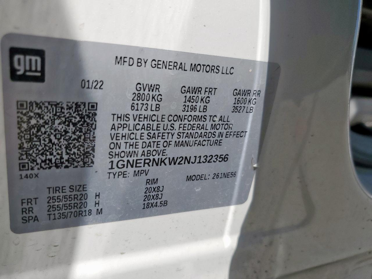 CHEVROLET TRAVERSE HIGH COUNTRY