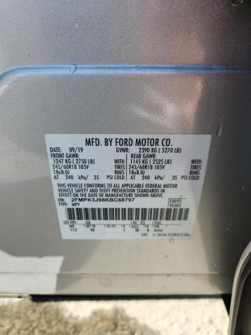 2019 FORD EDGE SEL - 2FMPK3J98KBC68797