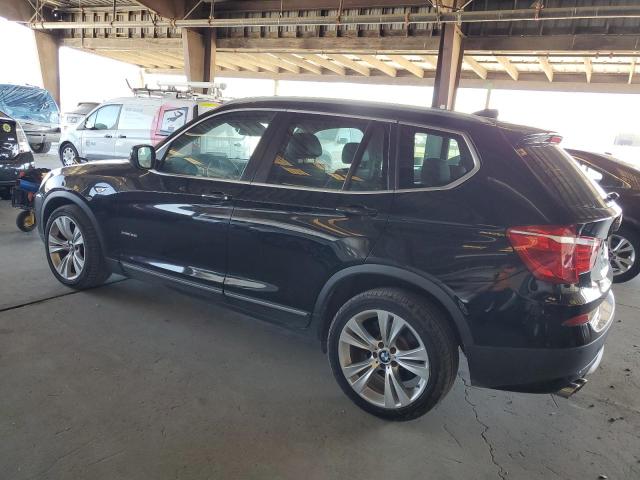 BMW X3 XDRIVE3 2011 black  gas 5UXWX7C51BL734457 photo #3