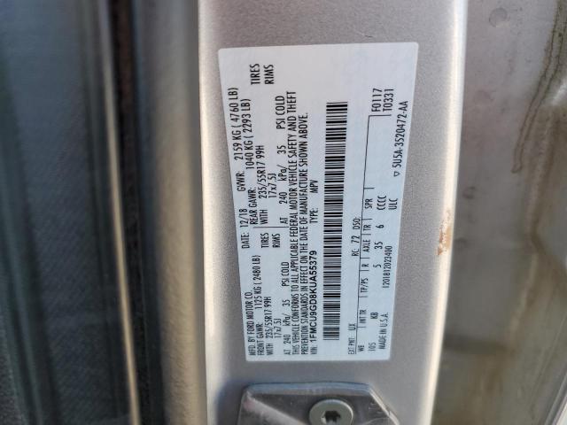 2019 FORD ESCAPE SE - 1FMCU9GD8KUA55379