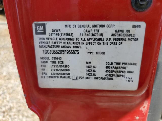 2005 CHEVROLET SILVERADO #3253833569