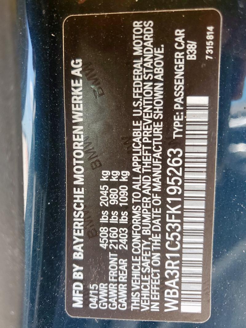 2015 BMW 435 I - WBA3R1C53FK195263
