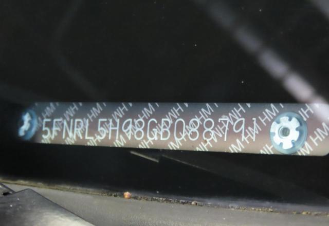 2016 HONDA ODYSSEY TO 5FNRL5H98GB088791