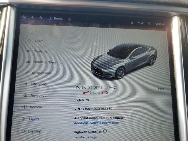 2014 TESLA MODEL S - 5YJSA1H20EFP68460