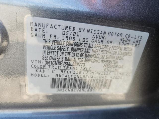 2021 NISSAN VERSA SV 3N1CN8EV8ML889773