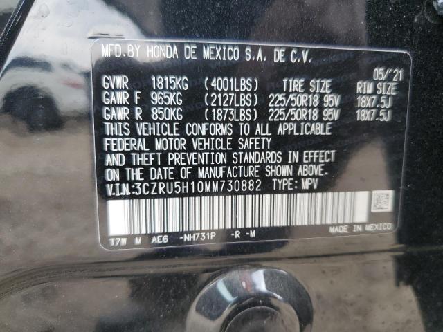 2021 HONDA HR-V SPORT 3CZRU5H10MM730882