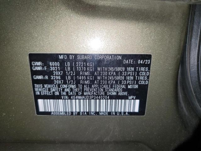 2023 SUBARU ASCENT LIM 4S4WMAUD3P3440204