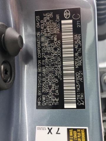 2023 TOYOTA COROLLA LE JTDB4MEEXPJ005106