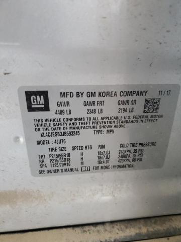 2018 BUICK ENCORE PRE - KL4CJESB3JB593245