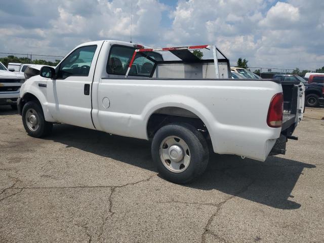 FORD F250 SUPER 2005 white pickup gas 1FTNF20575EB70989 photo #3