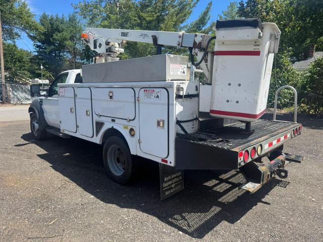 FORD F450 SUPER 2008 white crew cha gas 1FDXF46Y58EE56619 photo #4