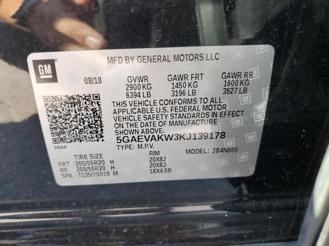 2019 BUICK ENCLAVE ES 5GAEVAKW3KJ139178