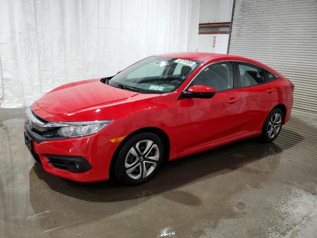HONDA CIVIC LX 2018 red  gas 2HGFC2F5XJH579786 photo #1