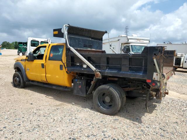 FORD F550 SUPER 2016 yellow crew cha diesel 1FD0W5HT8GEA33234 photo #3