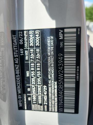 2022 MERCEDES-BENZ GLB 250 W1N4M4GB5NW243949