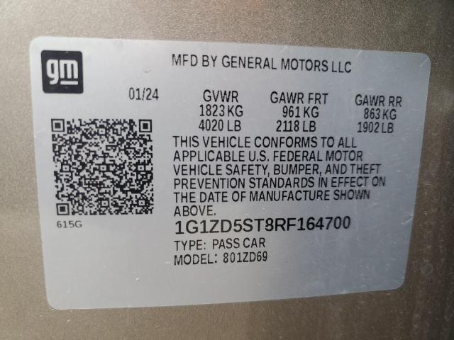 2024 CHEVROLET MALIBU LT 1G1ZD5ST8RF164700