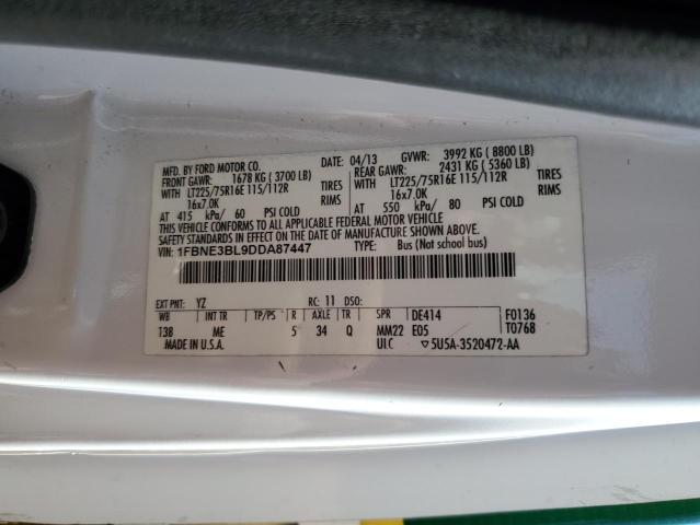 2013 FORD ECONOLINE #3302631105