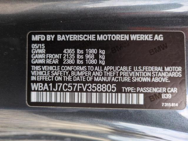 2015 BMW M235I WBA1J7C57FV358805