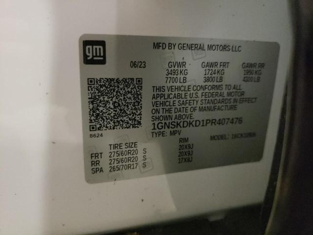 2023 CHEVROLET SUBURBAN K1500 Z71 1GNSKDKD1PR407476