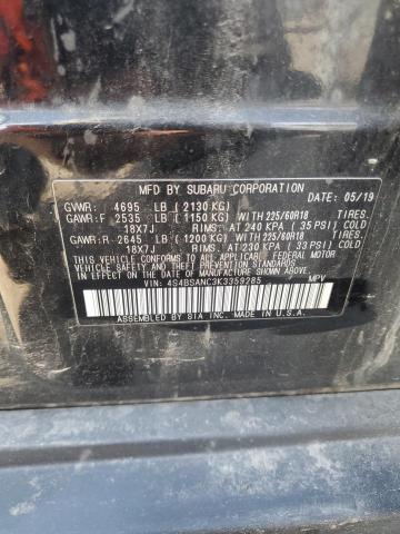 2019 SUBARU OUTBACK 2. 4S4BSANC3K3359285