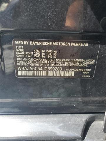 2018 BMW 530 I WBAJA5C54JG899280