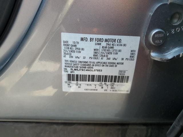 2022 LINCOLN AVIATOR RE 5LM5J7XC4NGL07853