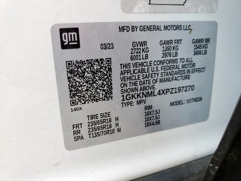 2023 GMC ACADIA SLT 1GKKNML4XPZ197270