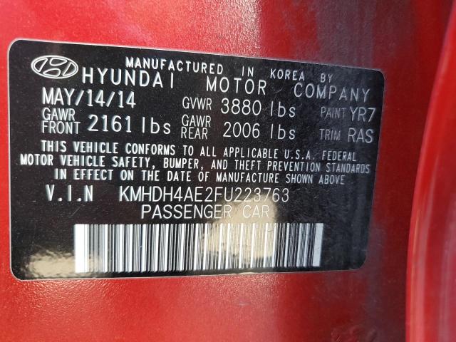 2015 HYUNDAI ELANTRA SE - KMHDH4AE2FU223763