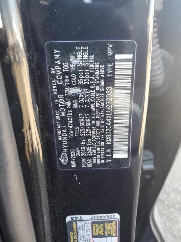 2020 HYUNDAI TUCSON SE KM8J2CA4XLU272033