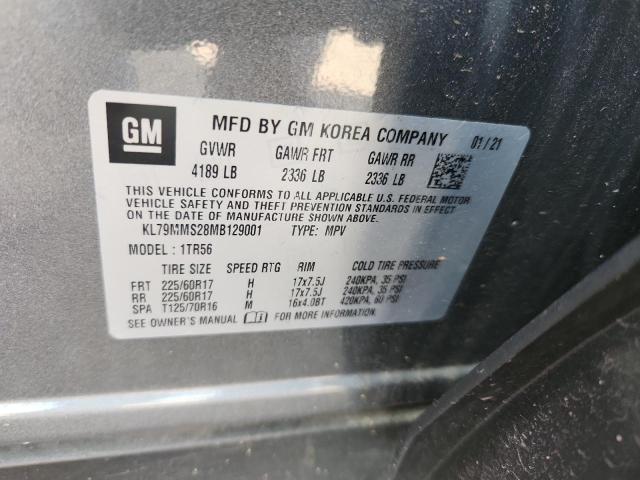 2021 CHEVROLET TRAILBLAZE - KL79MMS28MB129001