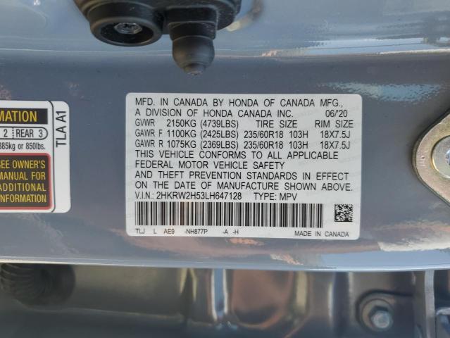 2020 HONDA CR-V EX - 2HKRW2H53LH647128