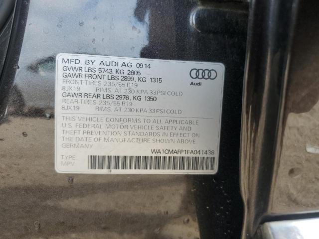 2015 AUDI Q5 TDI PRE WA1CMAFP1FA041438