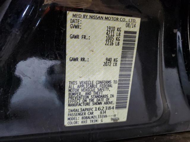 2015 NISSAN ALTIMA 2.5 1N4AL3APXFC162384