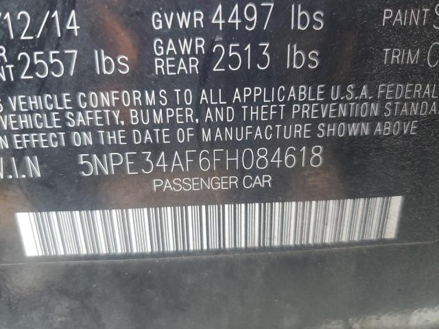 2015 HYUNDAI SONATA SPO 5NPE34AF6FH084618