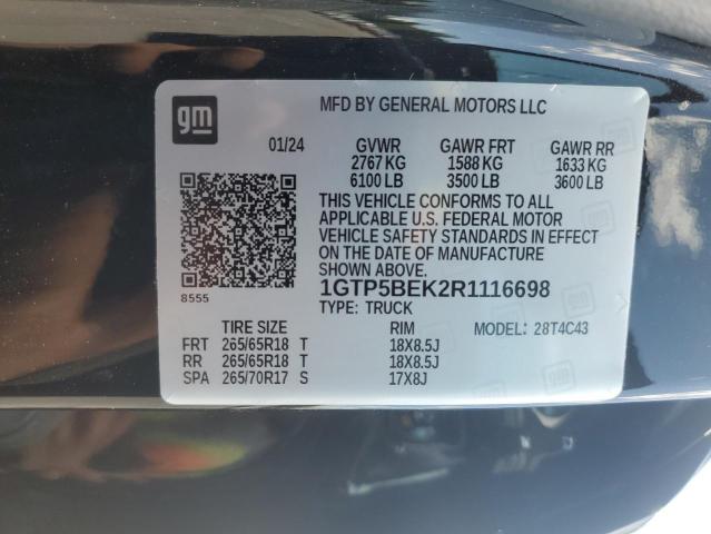 2024 GMC CANYON ELE 1GTP5BEK2R1116698