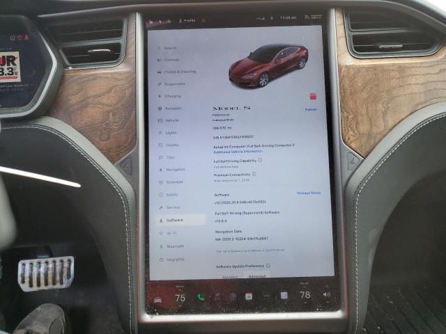 2020 TESLA MODEL S 5YJSA1E4XLF416537
