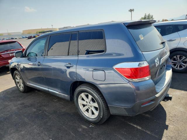 TOYOTA HIGHLANDER 2013 blue 4dr spor gas 5TDZA3EH4DS046549 photo #3