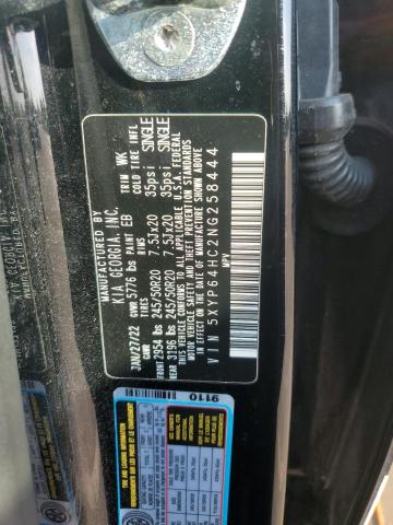 2022 KIA TELLURIDE 5XYP64HC2NG258444