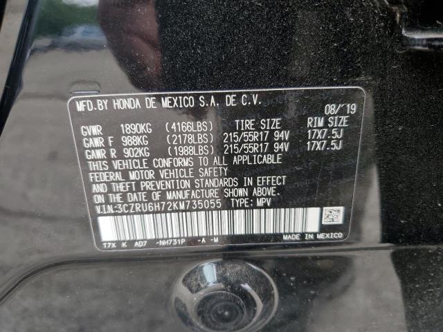 2019 HONDA HR-V EXL 3CZRU6H72KM735055