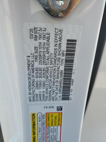 2025 HONDA CR-V SPORT 5J6RS6H98SL034884