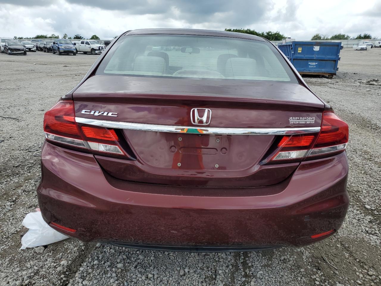 Lot #3212499844 2015 HONDA CIVIC LX