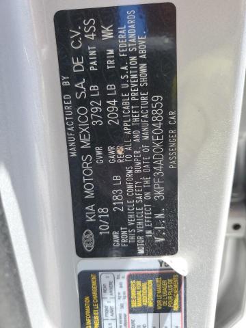 2019 KIA FORTE GT L - 3KPF34AD0KE048859