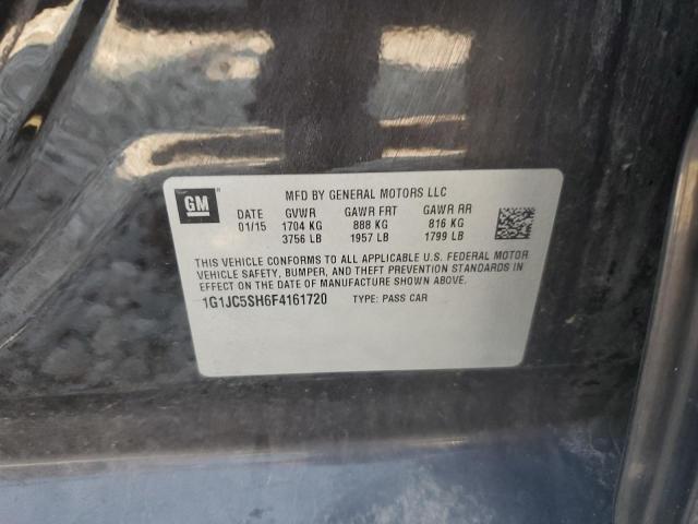 2015 CHEVROLET SONIC LT - 1G1JC5SH6F4161720