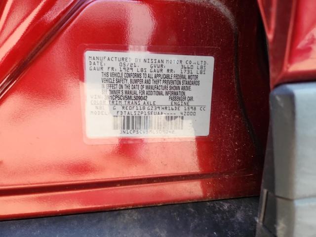 2021 NISSAN KICKS SV 3N1CP5CV5ML509042