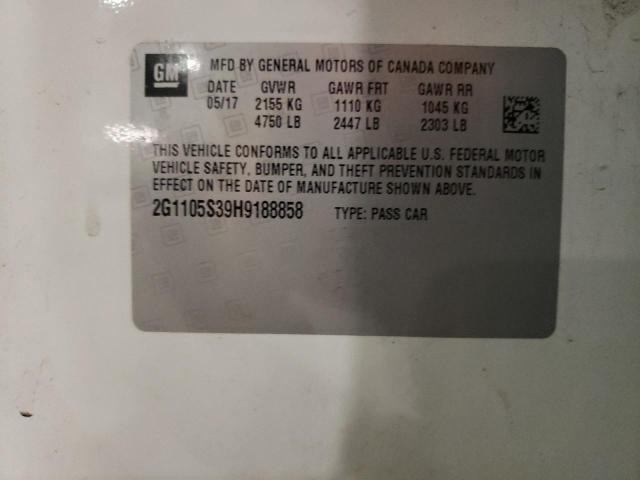 2017 CHEVROLET IMPALA LT - 2G1105S39H9188858