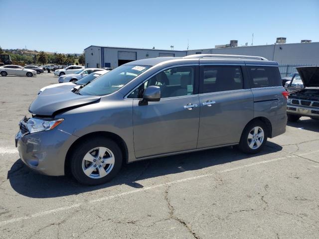 NISSAN QUEST S 2017 gray  gas JN8AE2KP7H9165700 photo #1