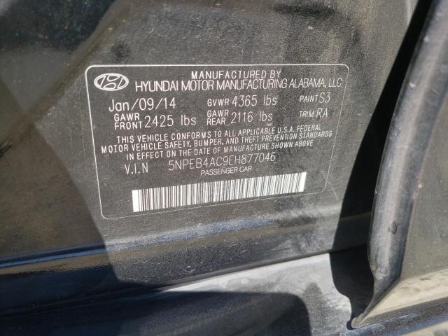 2014 HYUNDAI SONATA GLS - 5NPEB4AC9EH877046